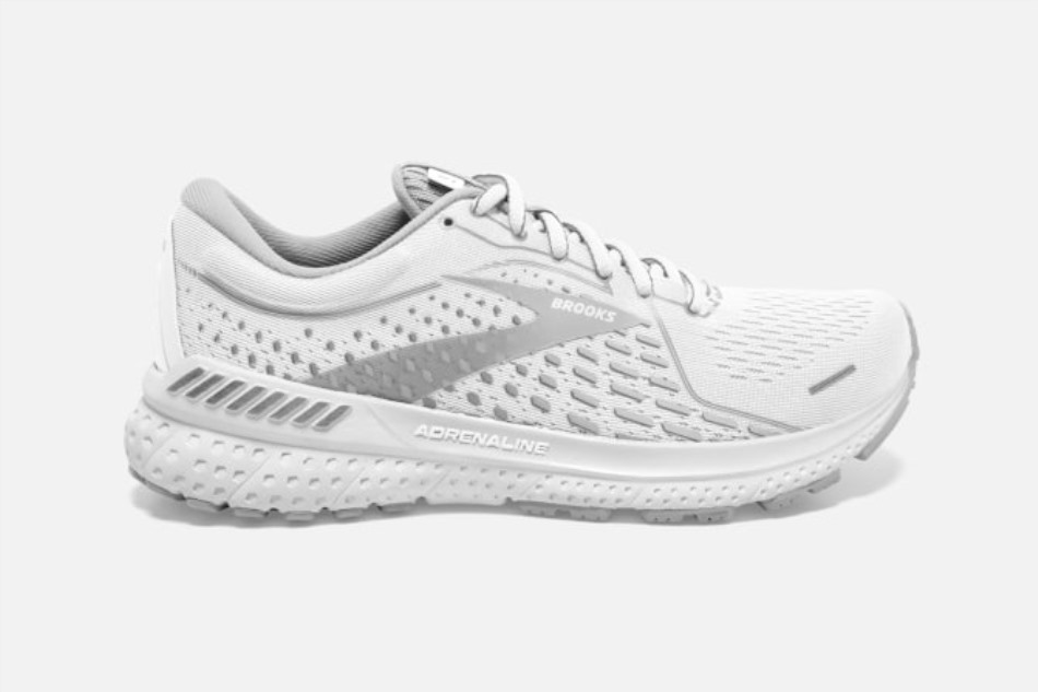 Adrenaline Gts 21 Blanco-gris-plata Brooks