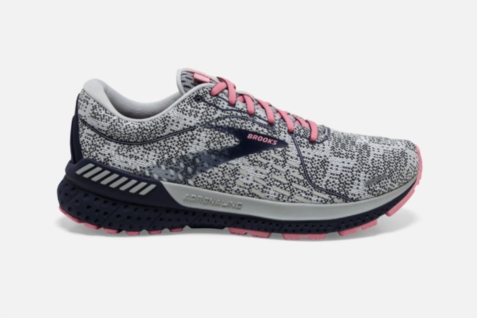 Brooks Adrenaline Gts 21 Blanco-peacoat-coral