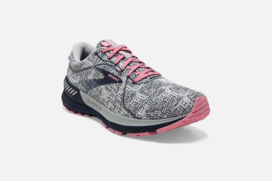Brooks Adrenaline Gts 21 Blanco-peacoat-coral