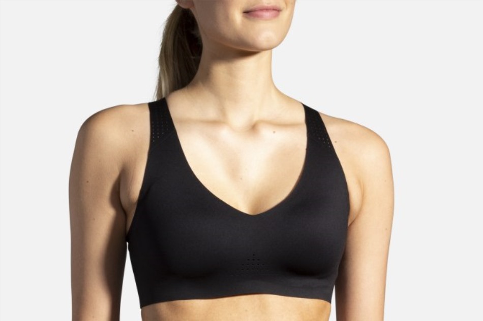 Sujetador Brooks Negro Con Escote En V