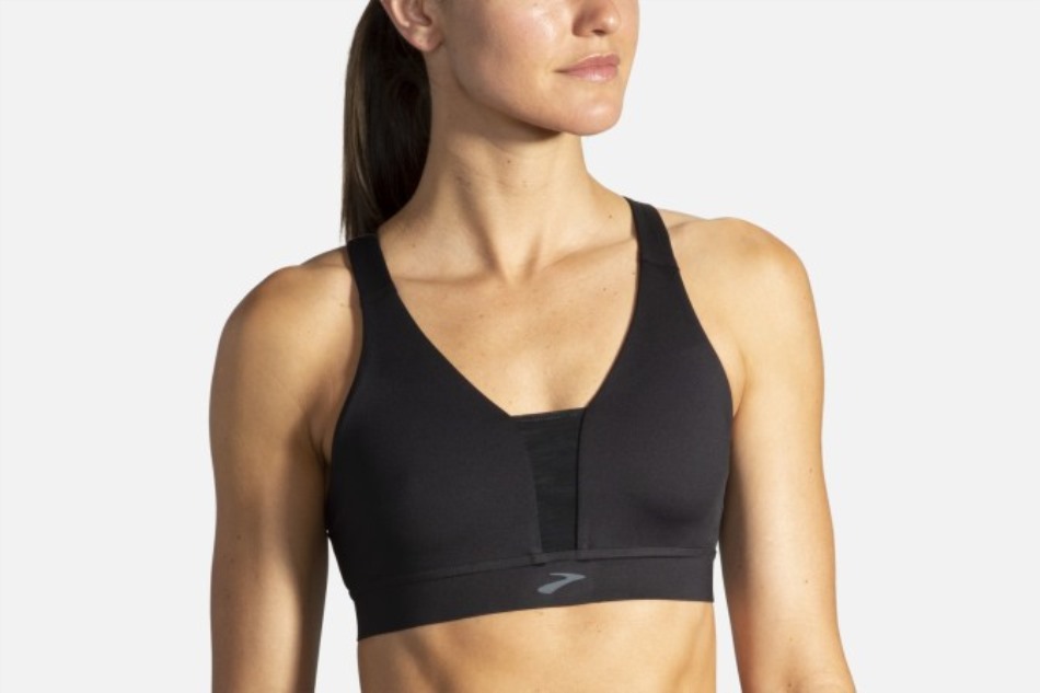 Sujetador Negro Brooks Drive Plunge Run