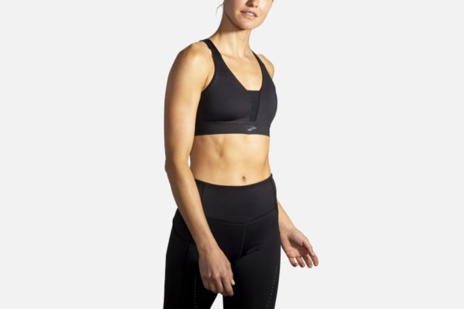 Sujetador Negro Brooks Drive Plunge Run
