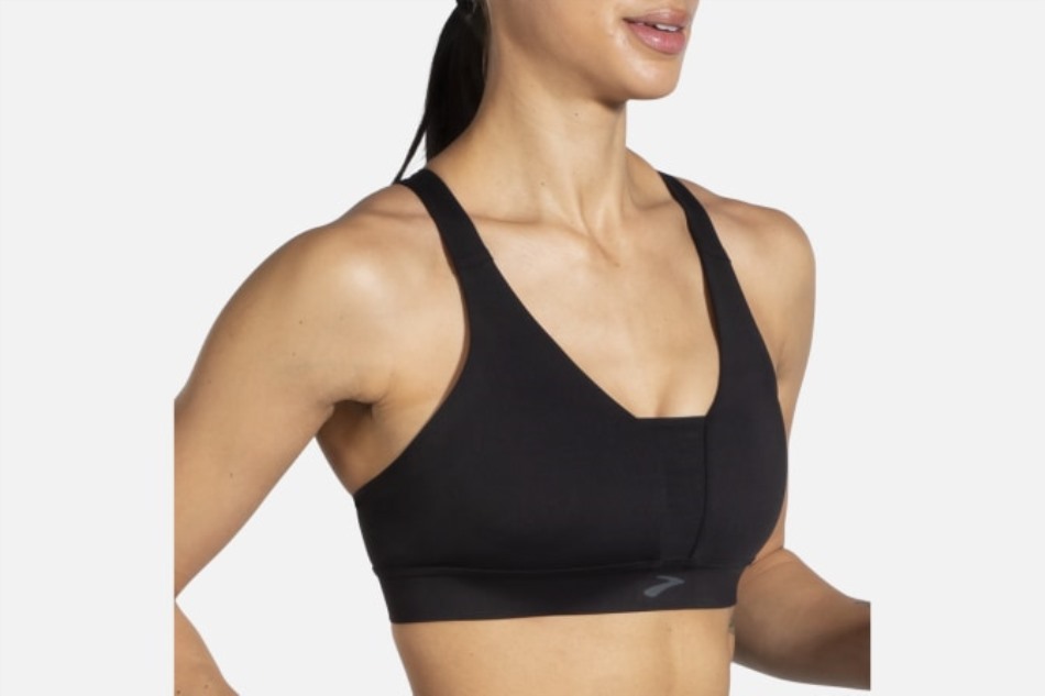 Sujetador Negro Brooks Drive Plunge Run