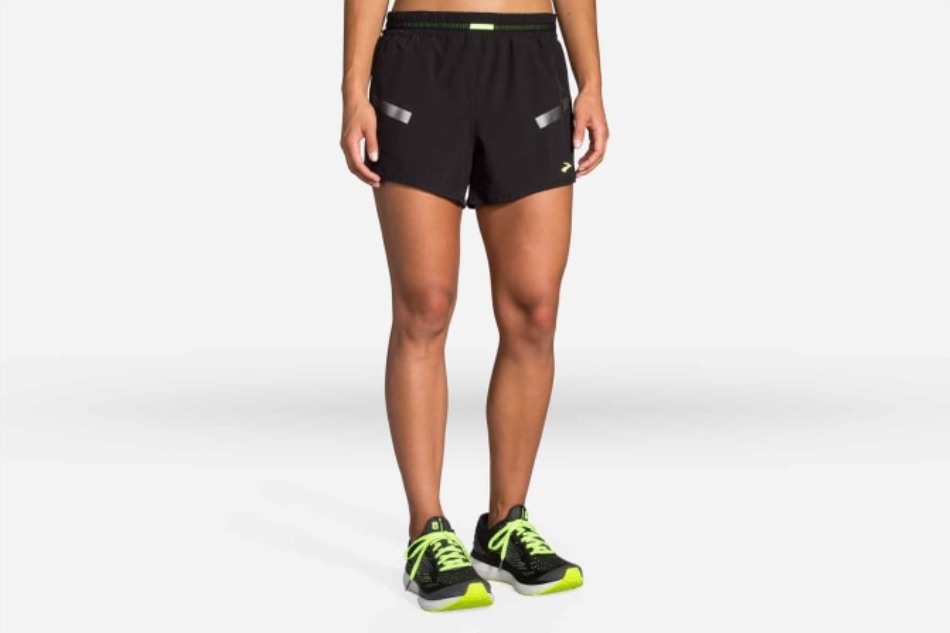 Brooks Black-nightlife Carbonite 4 Corto