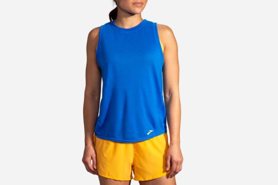 Camiseta Sin Mangas Brooks índigo-negro