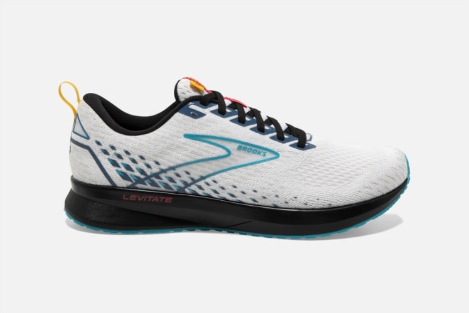Brooks Levitate 5 Blanco-pájaro Azul-negro