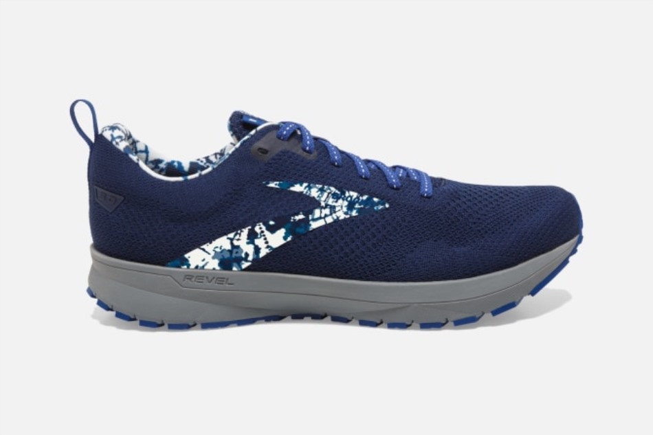 Brooks Revel 5 Tintes Desfile Azul-tr Azul-blanco