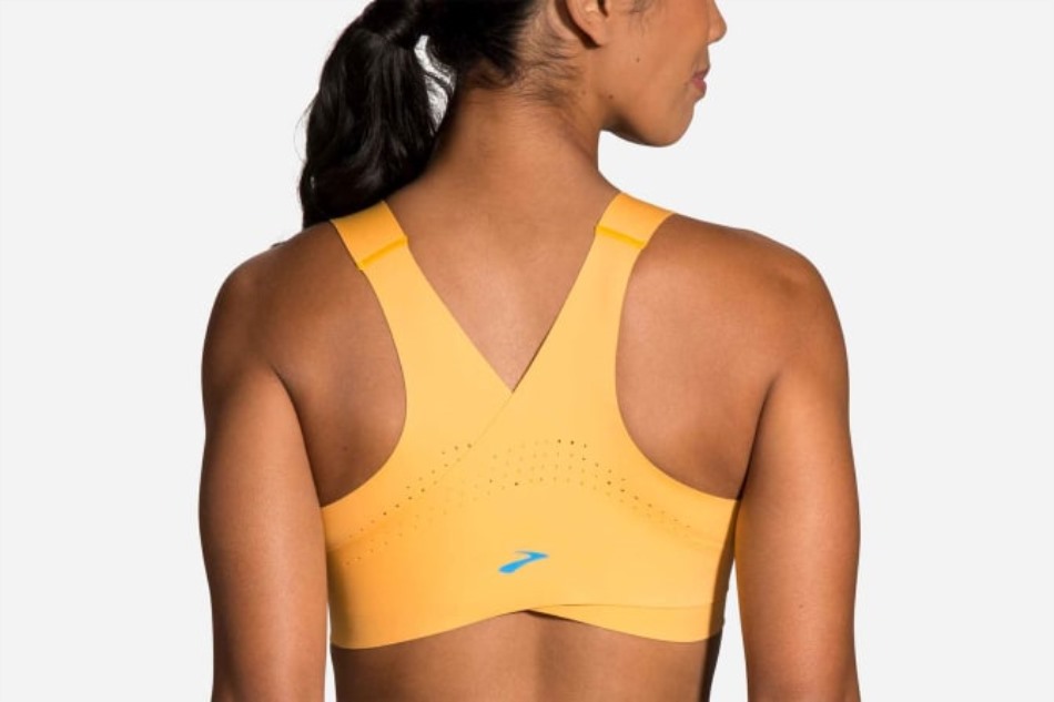 Dare Crossback Run Sujetador Saffron Brooks