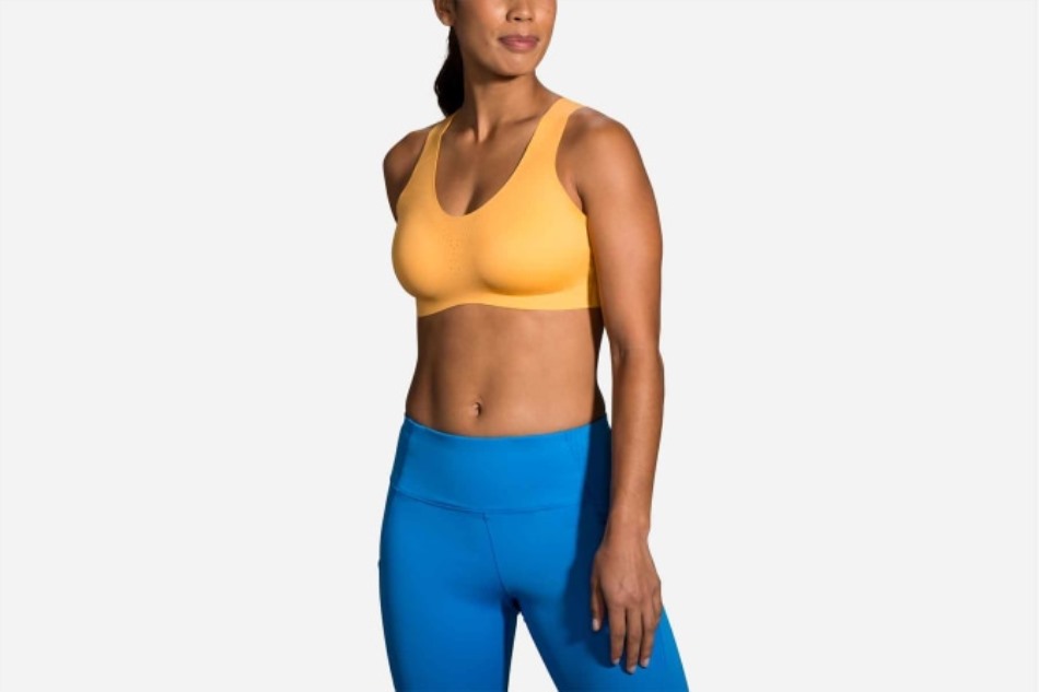 Dare Crossback Run Sujetador Saffron Brooks