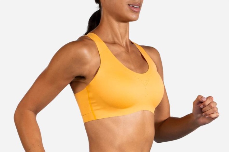 Dare Crossback Run Sujetador Saffron Brooks
